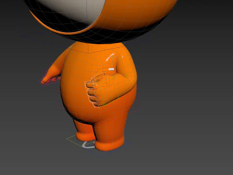 Character177 Rigged Mascot 3D Model