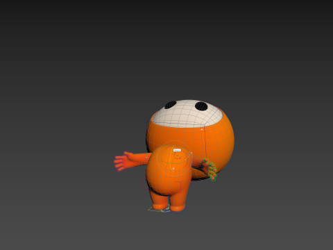 Character177 Rigged Mascot Model 3D