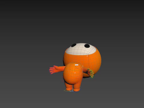 Character177 Rigged Mascot 3D Model