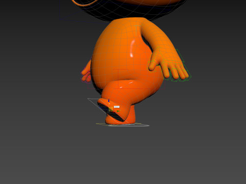 Character177 Rigged Mascot Model 3D