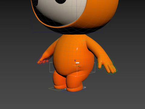 Character177 Rigged Mascot 3D Model