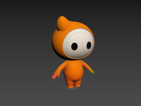 Character177 Rigged Mascot Model 3D