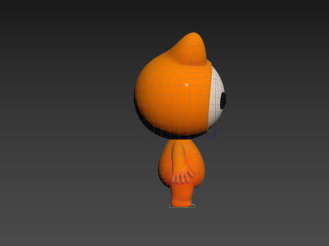Character177 Rigged Mascot Model 3D
