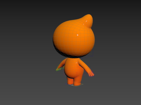 Character177 Rigged Mascot Model 3D