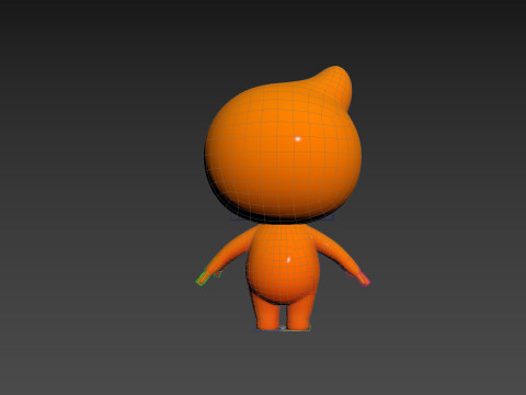 Character177 Rigged Mascot Model 3D
