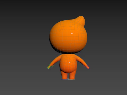 Character177 Rigged Mascot 3D Model