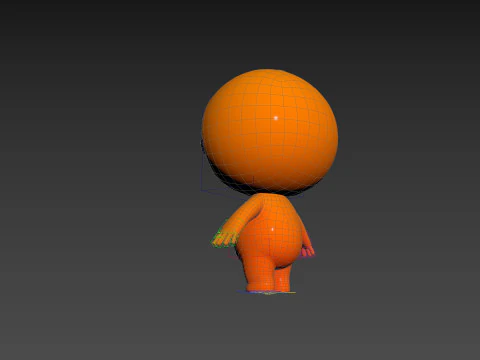 Character177 Rigged Mascot 3D Model