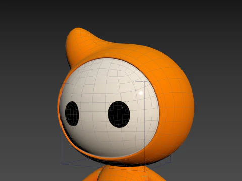 Character177 Rigged Mascot 3D Model