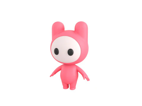 Character178 Rigged Mascot 3D Model