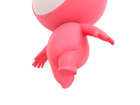Character178 Rigged Mascot 3D Model