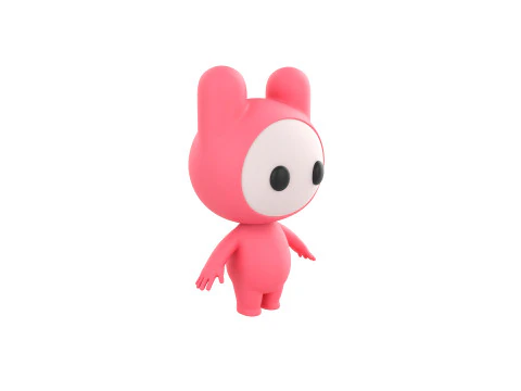 Character178 Rigged Mascot 3D Model