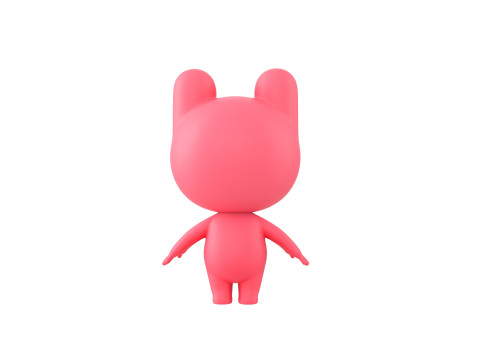Character178 Rigged Mascot 3D Model
