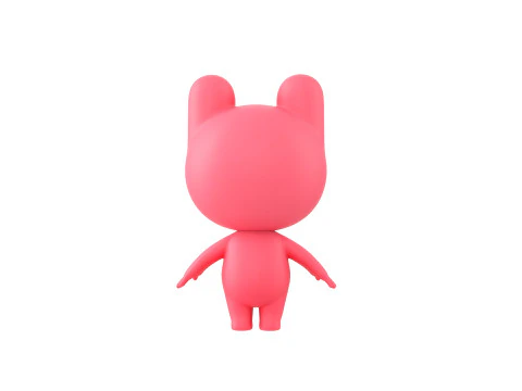 Character178 Rigged Mascot 3D Model