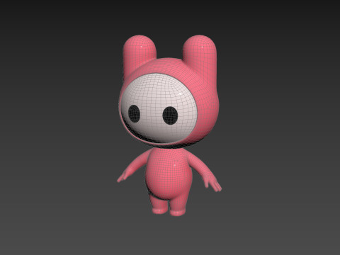 Character178 Rigged Mascot 3D Model