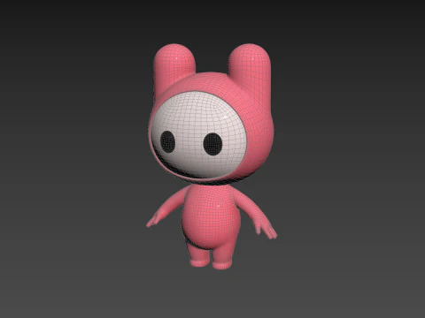 Character178 Rigged Mascot 3D Model