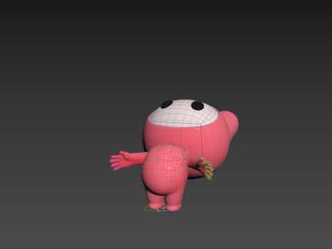 Character178 Rigged Mascot 3D Model