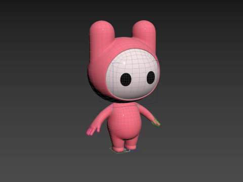 Character178 Rigged Mascot 3D Model