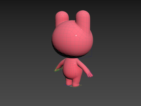 Character178 Rigged Mascot 3D Model
