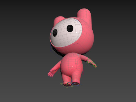 Character178 Rigged Mascot 3D Model