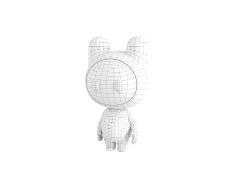 Character178 Rigged Mascot 3D Model