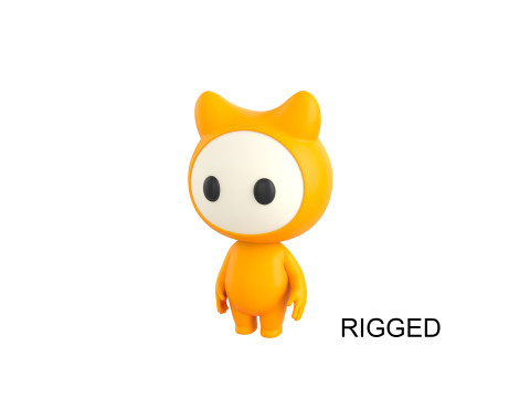 Character179 Rigged Mascot Modèle 3D