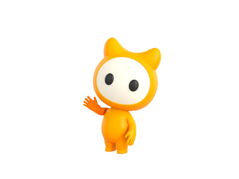 Character179 Rigged Mascot 3Dモデル