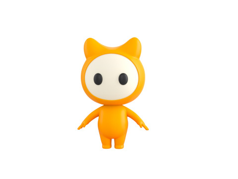 Character179 Rigged Mascot 3Dモデル