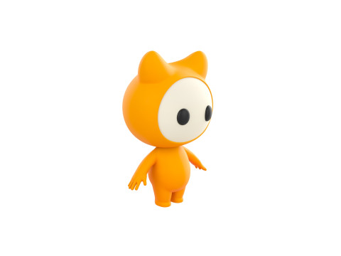 Character179 Rigged Mascot 3Dモデル