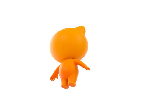 Character179 Rigged Mascot 3D Model