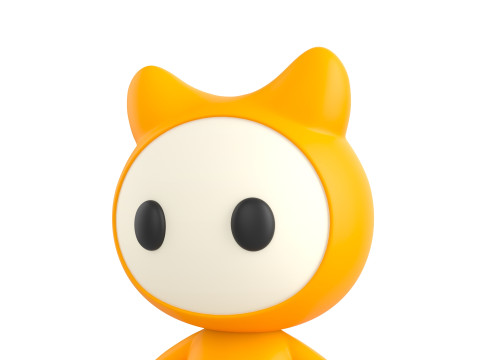 Character179 Rigged Mascot 3Dモデル