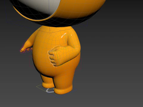 Character179 Rigged Mascot 3D Model