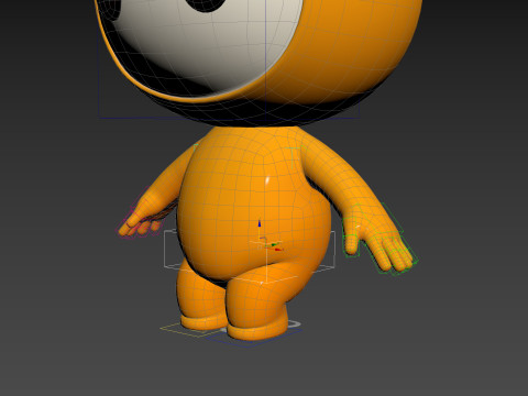 Character179 Rigged Mascot 3Dモデル