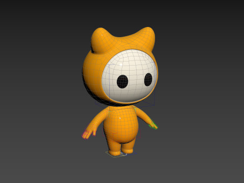 Character179 Rigged Mascot 3Dモデル
