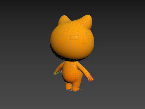 Character179 Rigged Mascot 3D Model