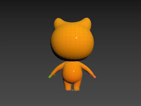 Character179 Rigged Mascot 3D Model