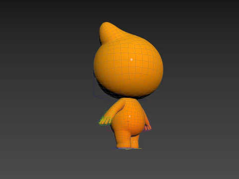 Character179 Rigged Mascot 3D Model