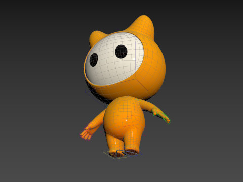 Character179 Rigged Mascot 3Dモデル