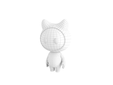 Character179 Rigged Mascot 3Dモデル