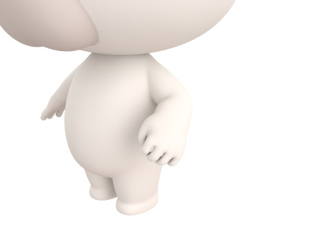 Character180 Rigged Polar Bear Model 3D