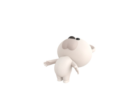 Character180 Rigged Polar Bear Model 3D