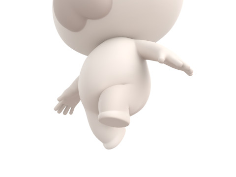 Character180 Rigged Polar Bear Model 3D