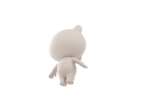 Character180 Rigged Polar Bear Model 3D