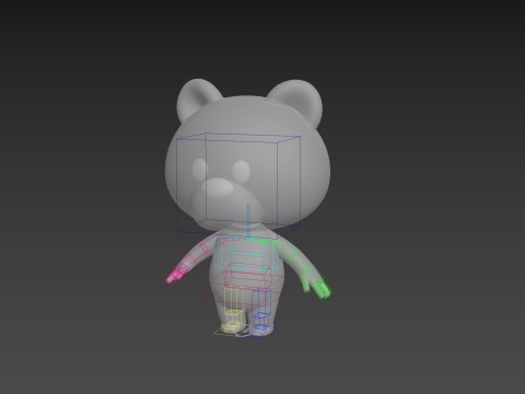 Character180 Rigged Polar Bear Model 3D