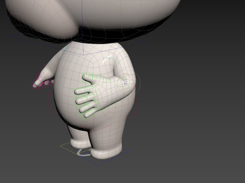 Character180 Rigged Polar Bear Model 3D