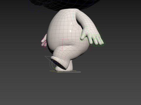 Character180 Rigged Polar Bear Model 3D