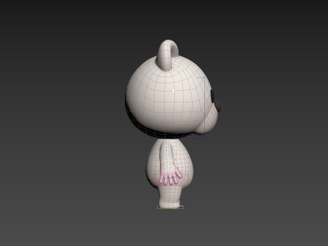 Character180 Rigged Polar Bear Model 3D