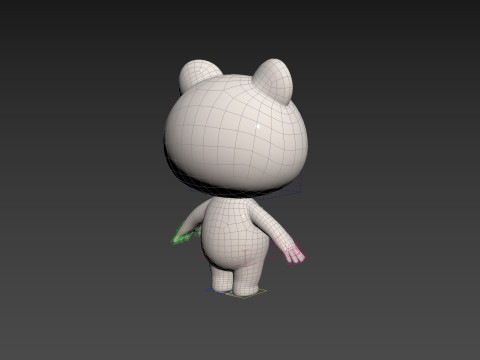 Character180 Rigged Polar Bear Model 3D