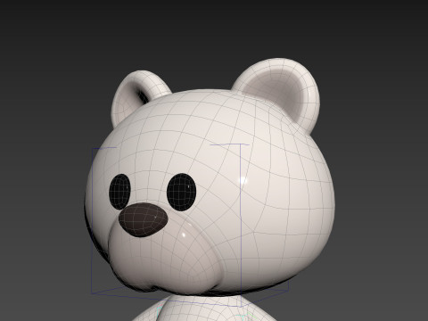 Character180 Rigged Polar Bear Model 3D