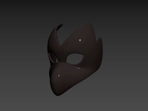 Prop082 Bird Mask Modelo 3D