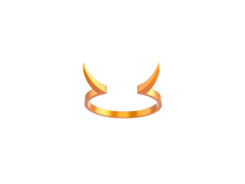 Prop083 Horn Crown 3D Model